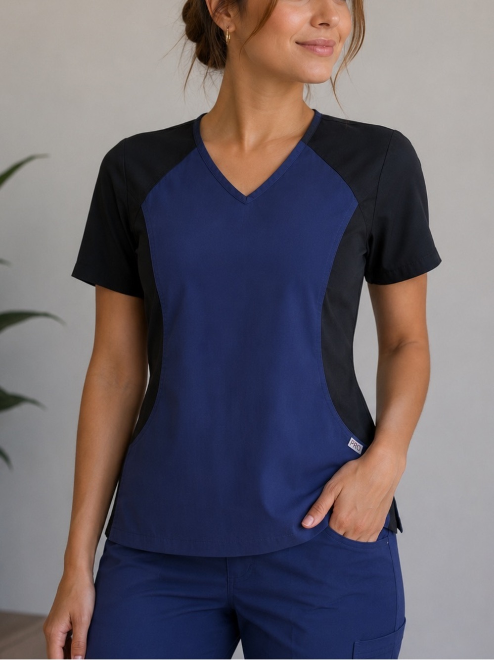 🌸3 for $30🌸 Professional Choice Uniform Navy Blue Scrub Top